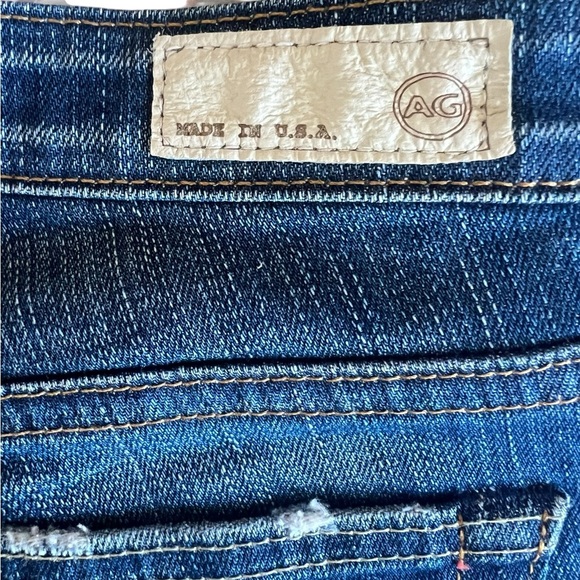 AG Adriano Goldschmied Women's Blue Denim Cigarette Jeans. Size 28R -Gently Used - Picture 3 of 13